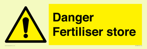 Danger Fertiliser store